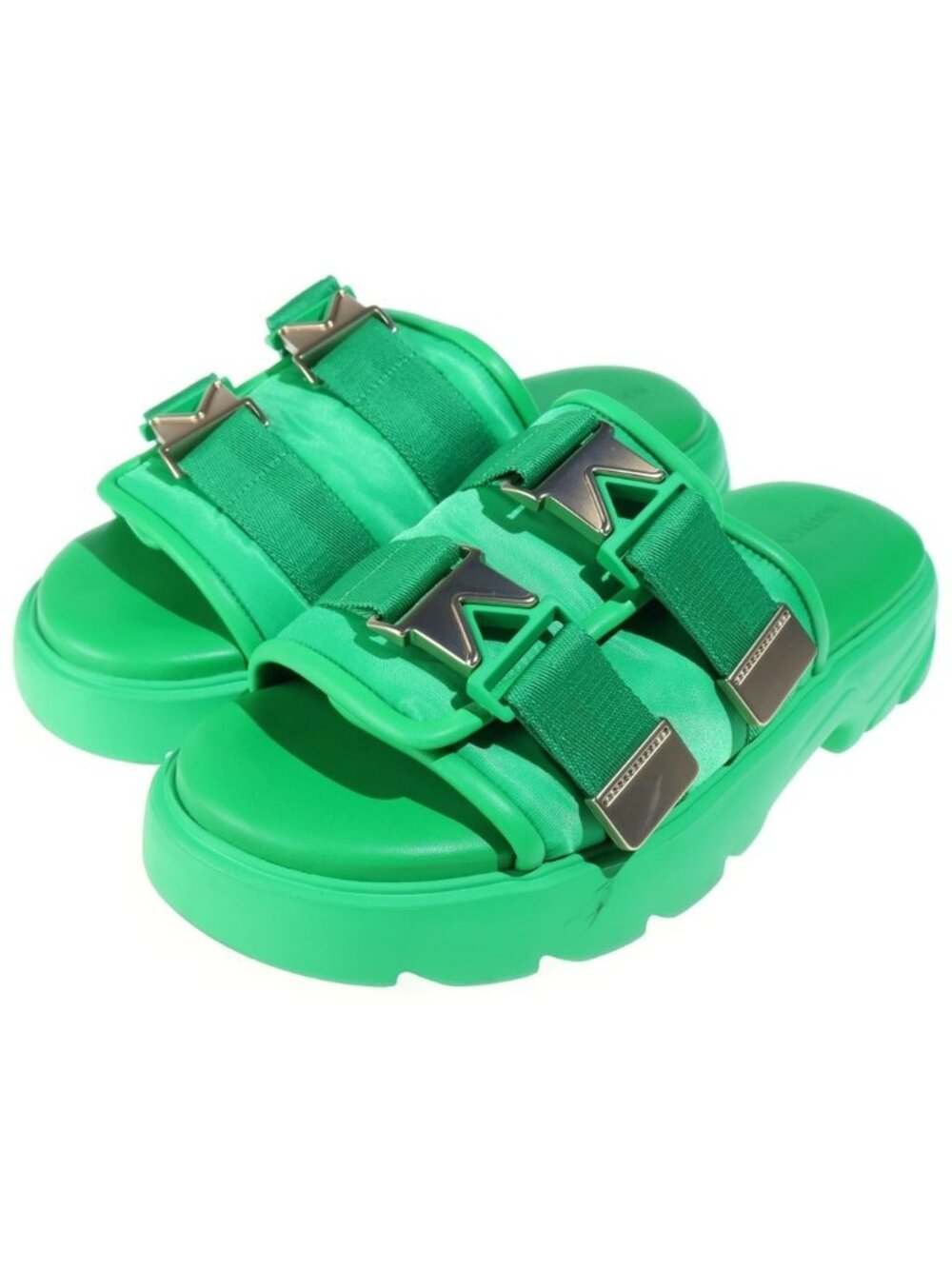 Bottega Veneta Flash Sandals Belt Green
